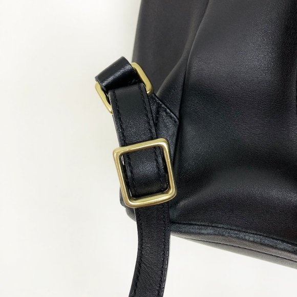 COACH vintage black leather legacy backpack main image 10
